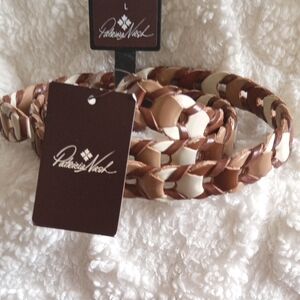 Patricia Nash Two-Tone Leather Belt